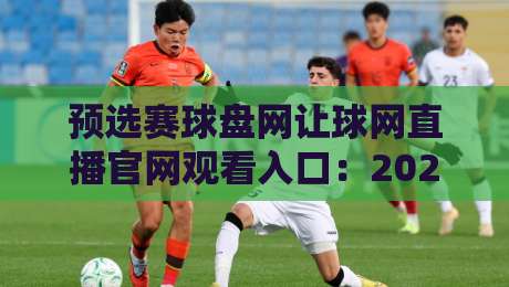 预选赛球盘网让球网直播官网观看入口：2026年重磅升级，球迷必知的三大观赛秘籍