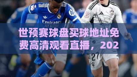 世预赛球盘买球地址免费高清观看直播，2026年最全观赛攻略来了