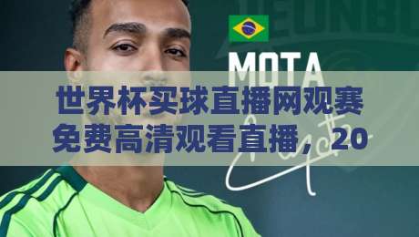 世界杯买球直播网观赛免费高清观看直播，2026年球迷必收的四大观赛攻略