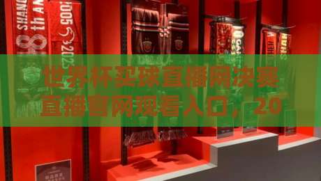 世界杯买球直播网决赛直播官网观看入口,2026年看球必藏指南! 世界杯买球直播网决赛直播官网观看入口,2026年看球必藏指南!