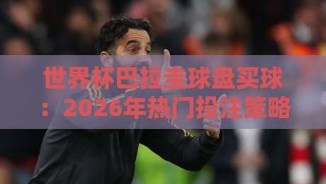 世界杯巴拉圭球盘买球：2026年热门投注策略与实战解析