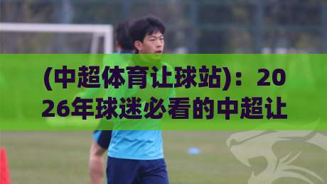 (中超体育让球站)：2026年球迷必看的中超让球实战解析与平台选择指南——中超体育让球站