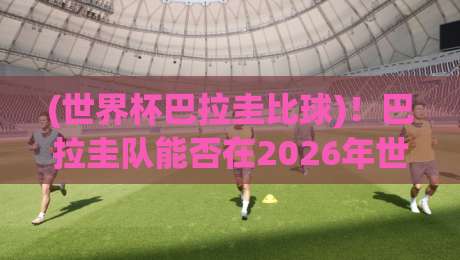(世界杯巴拉圭比球)！巴拉圭队能否在2026年世界杯上创造奇迹？
