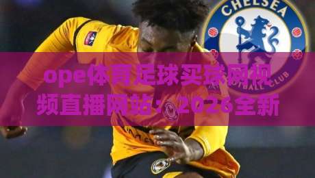 ope体育足球买球网视频直播网站：2026全新【ope体育足球买球网视频直播网站】体验指南